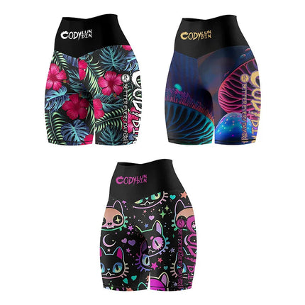 Yoga Women's MMA BJJ Training Fight Boxing Shorts Gym Jiu-Jitsu Muay Thai Wrestling Compression Shorts Sportswear For Ladies PlatiNum
