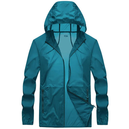Golf Raincoat Rain Jacket Waterproof Lightweight Quick-Dry UV Sun Protection Breathable Outdoor Sports Men Women Golfing Apparel PlatiNum