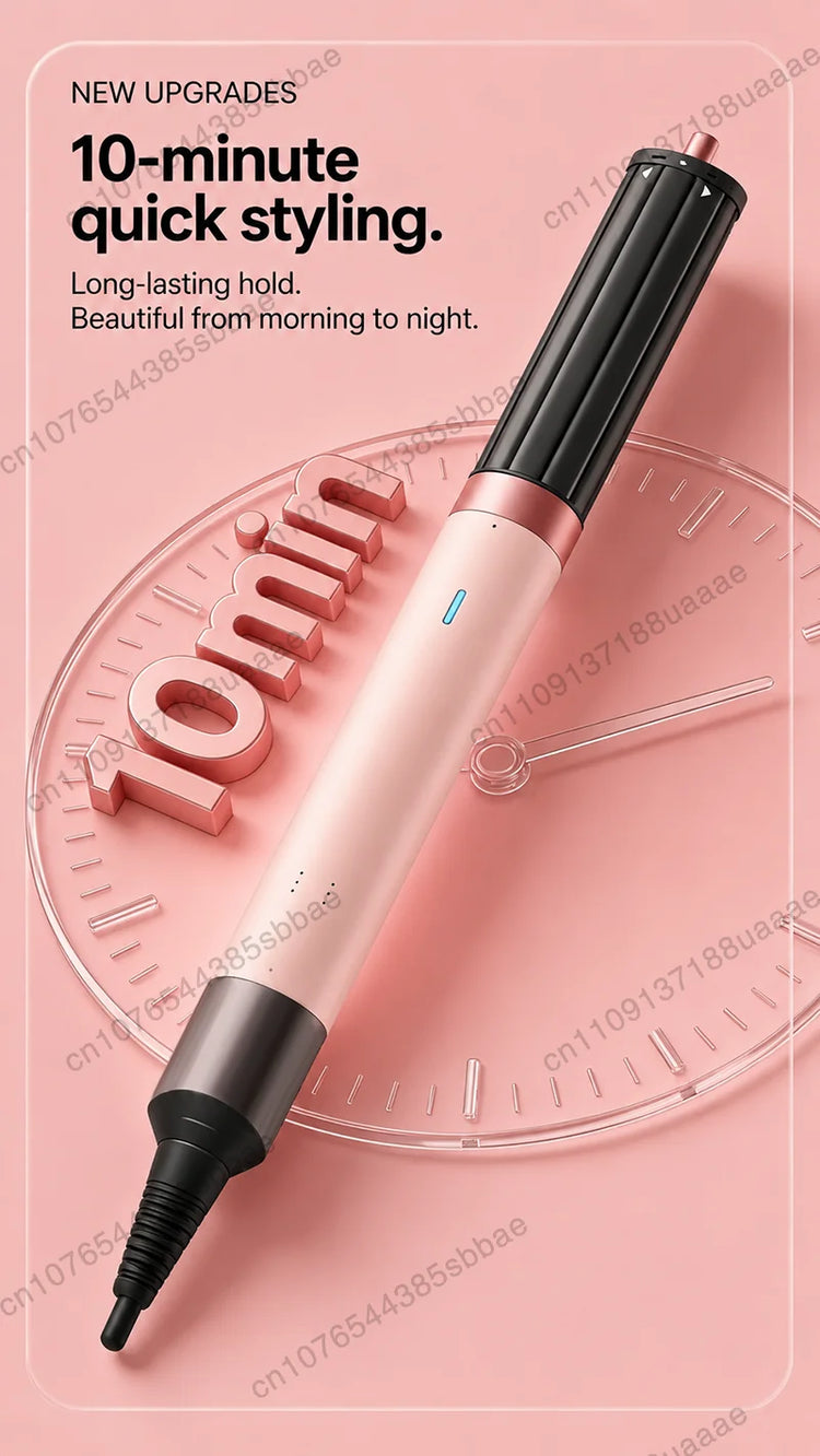6-in-1 multifunction hair dryer, 110,000 RPM high-speed hair care ionic hair dryer quick drying, automatic curling styling tool