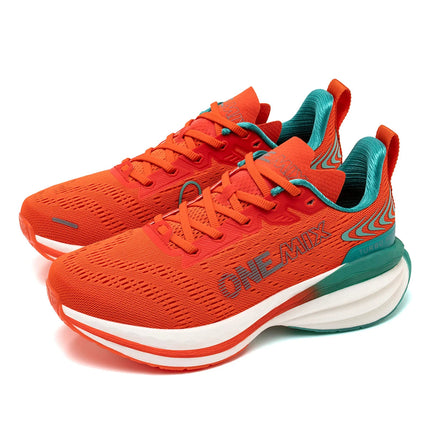ONEMIX Nuovo cuscino Sneakers Scarpe da corsa per uomo Mesh traspirante Walking Training Fitness Scarpe da jogging Donna Corda per saltare PlatiNum