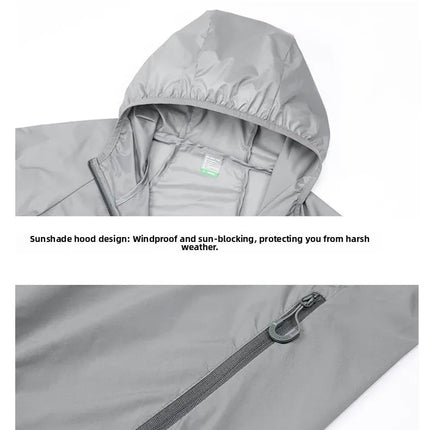 Golf Raincoat Rain Jacket Waterproof Lightweight Quick-Dry UV Sun Protection Breathable Outdoor Sports Men Women Golfing Apparel PlatiNum