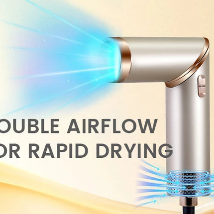 Hatteker Hair Dryer Styler Multi-Function Hot Air Brush Straight/Curly Foldable Blow Combo for Women Travel Lightweight