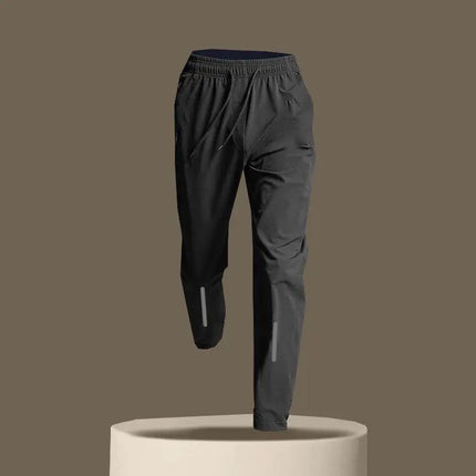 Quick Dry Male Clothes Tracksuit T-shirt Sets Spring Autumn Men Half Zipper Long Sleeve Breathable Sports Training Pants Suit PlatiNum