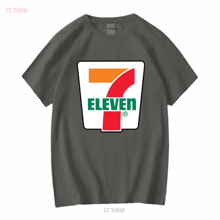 New 7 ELEVENE Gas Station Store T-Shirt Black Sizes S 5XL Long Sleeve Vintage Washed Designer Clothes Fashion Streetwear
