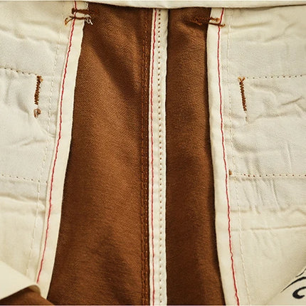 Spring And Autumn New American Retro 100% Cotton Multi-pocketed Washed Old Straight Casual Pants Loose Fashion Cargo Trousers