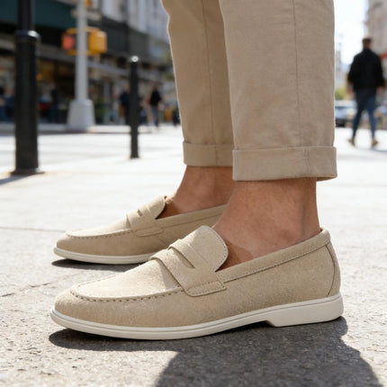 Mocassini da Uomo Comodi e Traspiranti, Scarpe in Pelle Estive alla Moda