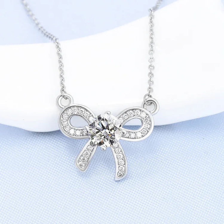 925 Sterling Silver Necklace For Women Round Pendent Sparkling Pave CZ Necklace Fashion Anniversary Birthday Jewelry Gifts N325 PlatiNum