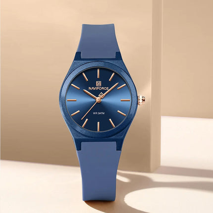 NAVIFORCE 2025 Orologi moda donna Orologio al quarzo Sport Cinturino in silicone Orologi da polso da donna Orologio semplice Regalo relogios feminino platinumshop