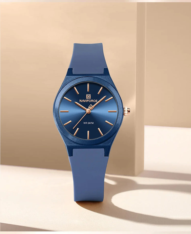NAVIFORCE 2025 Orologi moda donna Orologio al quarzo Sport Cinturino in silicone Orologi da polso da donna Orologio semplice Regalo relogios feminino platinumshop