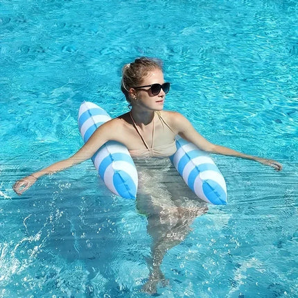 1PC gonfiabile galleggiante amaca galleggianti per adulti perfetto per il lettino a bordo piscina questa estate giochi d'acqua accessori sport acquatici