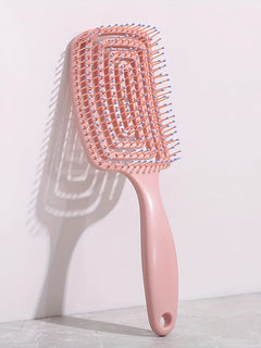 Ladies Ribs Hair Comb Fluffy Comb High Cranium Styling Artifact Long Straight Hair Curl Comb Big Bend Wet and Dry Massage Comb