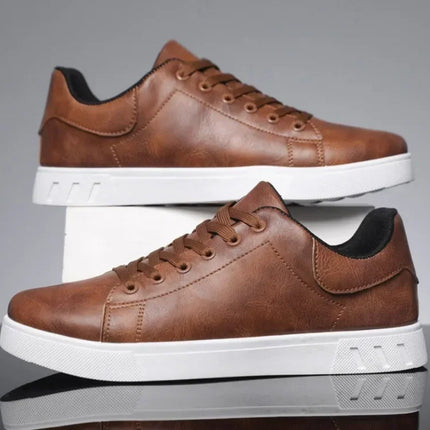 Casual Shoes Loafers British Leather Sneakers Flats Shoes Classic Men Leather Shoes Spring Summer New Trendy Designer Loafers