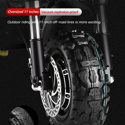 6000W Potente Scooter Elettrico 60V 38Ah Velocità Massima 85 km/h 100 km Gamma 11 '' Pneumatici Doppio Ammortizzante Pieghevole EScooter per Adulti