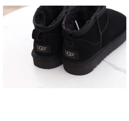 New Snow Boots Women's Winter Boots Cotton Shoes Anti slip Waterproof Round Head Princess Series