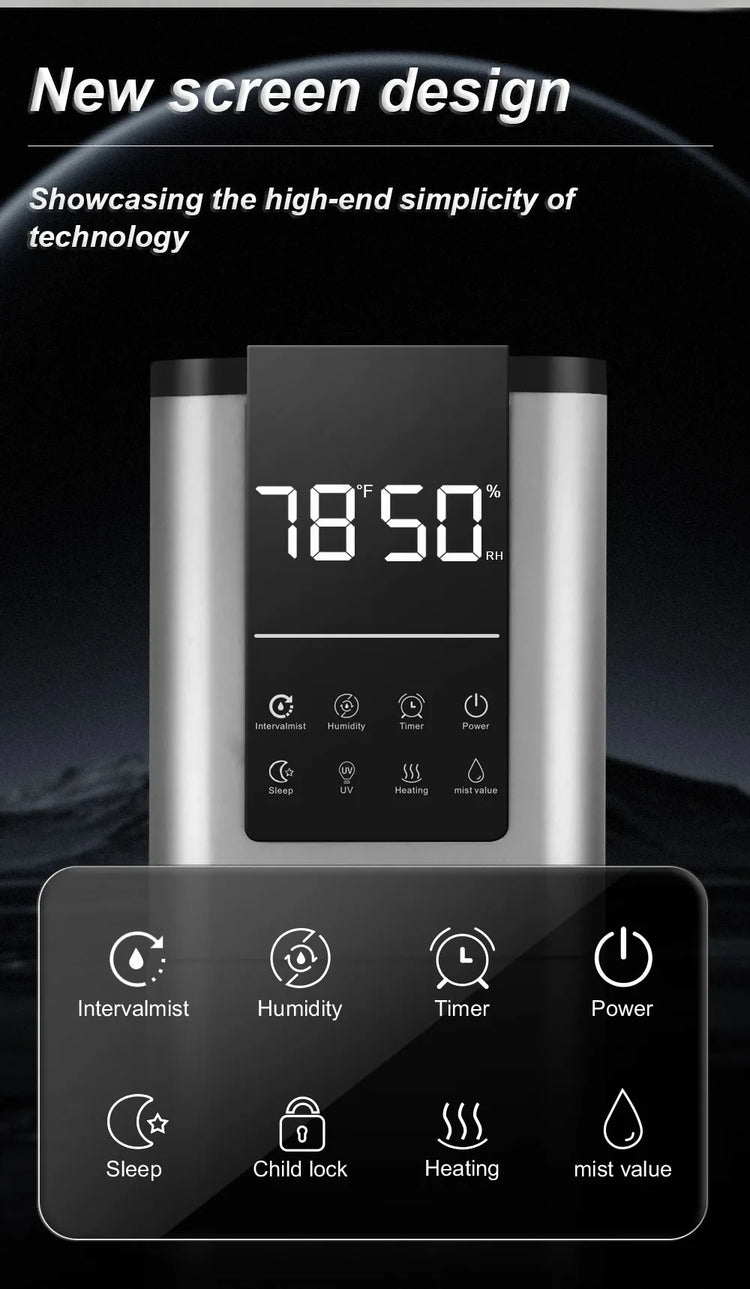 13L Nebbia Calda Umidificatore Ad Ultrasuoni Aria Muto Umidificatore Commerciale Supermercato Frutta Fresco-Mantenere Mist Maker Umidificatore UV 110 V-240 V