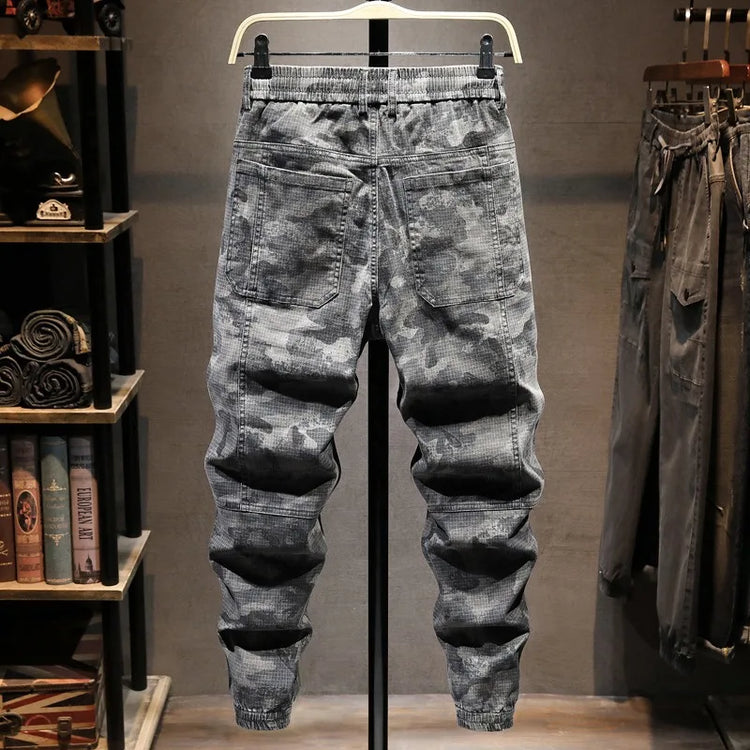 Camouflage Military Jogger Pants Men 2025 Pure Cotton Men's Spring Autumn Multi-pocket Function Cargo Pant Streetwear Trousers
