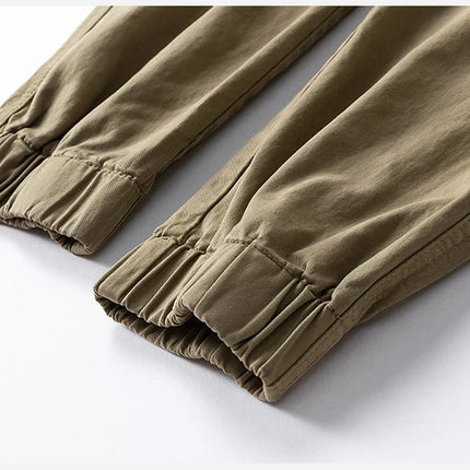 Mens Cargo Pants Autumn Winter Casual Mens Pant Baggy Regular Cotton Trousers Male Combat Military Tactical Pants Multi Pockets