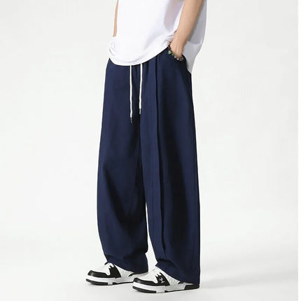 2025 vendite calde pantaloni a gamba larga pantaloni casual da uomo stili giapponesi pantaloni Harun da uomo streetwear moda hip hop pantaloni lanterna allentati