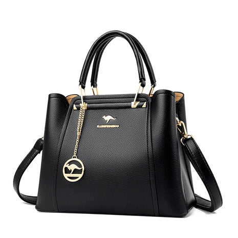 2024 Luxury Women Designer 3 Layers Shoulder Crossbody Sac Ladies Large Capacity Leather Handbags Shopper Brand Messenger Totes PlatiNum
