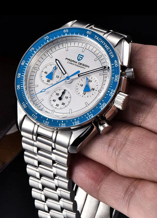 2026 Nuovo PAGANI DESIGN 1701 V5 Orologi da uomo Orologio al quarzo di lusso da uomo Sport Cronografo velocità AR Vetro zaffiro 100M Impermeabile