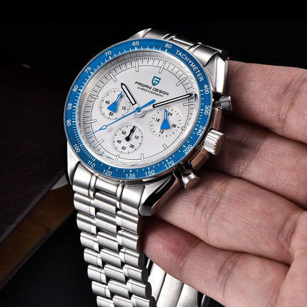 2026 Nuovo PAGANI DESIGN 1701 V5 Orologi da uomo Orologio al quarzo di lusso da uomo Sport Cronografo velocità AR Vetro zaffiro 100M Impermeabile
