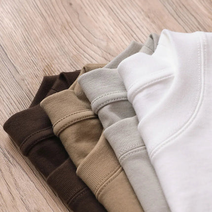 11.29oz 320Grams Heavy Cotton Weight Oversized Loose Men T-shirt Solid Color Drop Shoulder Short Sleeve High Quality PlatiNum