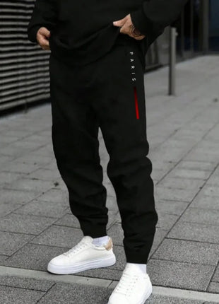 1pc/2pcs Daily Casual Sweatshirts Sweatpants Plus Size Men's Set 7XL 6XL Autumn Winter Fashion Sports Tracksuit Hoodies Trousers PlatiNum