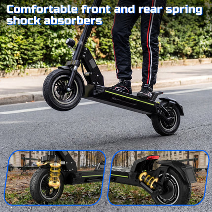 Monopattino elettrico TODIMART D5 D6 D6PRO 48V 18.2Ah 490W Max, velocità 24 km/h, autonomia 40-60 km, sospensioni a molla, connessione APP, monopattino elettrico fuoristrada per adulti