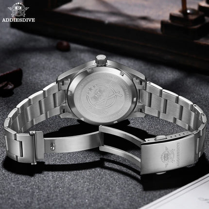 ADDIESDIVE Luxurious Men's Automatic Watch 8215 Mechanical Watches Sapphire Glass 200m Waterproof Analog Luminous Watches AD2525