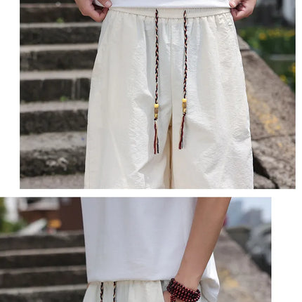 Pantaloni Larghi Estivi da Uomo, Stile Retrò Oversize, Pantaloni Harem Tinta Unita, Pantaloni Casual Harajuku, Pantaloni da Jogging per Donna, Abbigliamento Streetwear