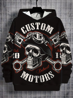 Autumn Skull and Rose 3D Print Hoodies Men Women Fashion Casual Sweatshirts Oversized Hoodie Pullovers Tracksuit Clothing