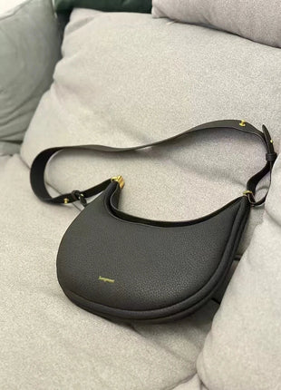 2025 Luxury Quality Half Moon Women's Shoulder Bag Crossbody Aesthetic Bags Women's Handbag Lock Catch Designer Underarm Bags PlatiNum