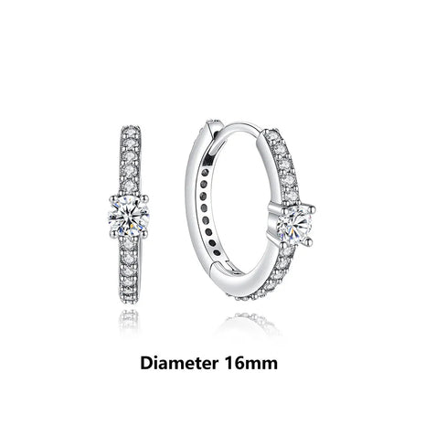 Orecchini Originali in Argento Sterling 925, Modello 2026, a Perno e a Cerchio con Cristalli, per Donna, in Oro Rosa, con Corona, Cuore, Infinito, Ape, Gioielli platinumshop