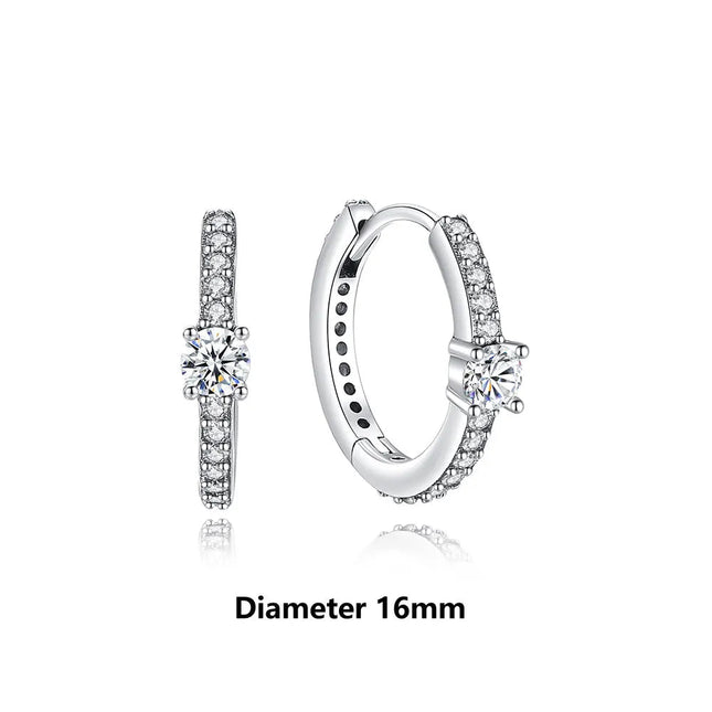 Orecchini Originali in Argento Sterling 925, Modello 2026, a Perno e a Cerchio con Cristalli, per Donna, in Oro Rosa, con Corona, Cuore, Infinito, Ape, Gioielli platinumshop