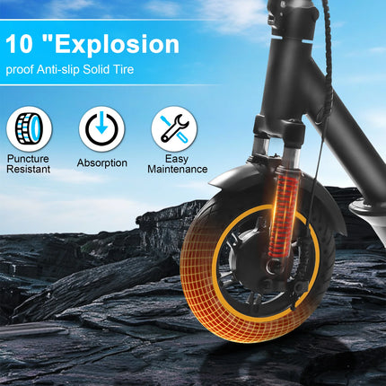 AOVOPRO S1MAX PRO Monopattino Elettrico per Adulti, Motore 500W, Batteria 42V14.5AH, Autonomia 45KM, Velocità 35KM/H, Pieghevole