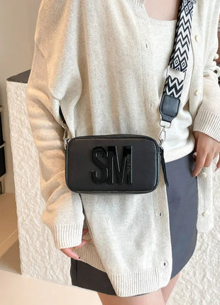 Cross-Border Style Camera Bag Fashionable Retro Women's Shoulder Slant Bag Small Square Bag Street Trend PU Material PlatiNum