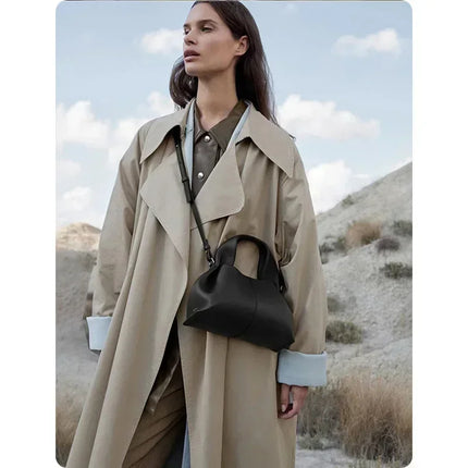 Borsa a Tracolla da Donna di Alta Gamma Autunno/Inverno 2025 – Design con Motivo Lychee e Tracolla a Nuvola