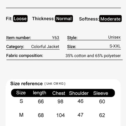 Usa Art Letters R And Circles Baseball Jersey Male Trendy Button Top Retro Loose Jacket Unisex Autumn Fleece Soft Clothing