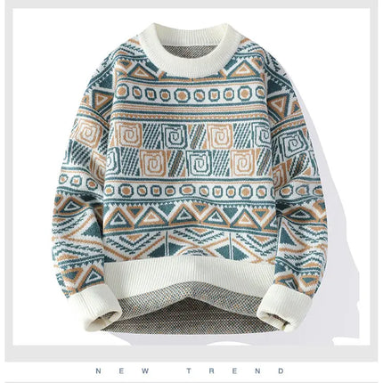 Men's fashion pullovers 2026 men winter korean style Sweaters mens warm sweater O-neck men sweaters autumn  men full size M-3XL