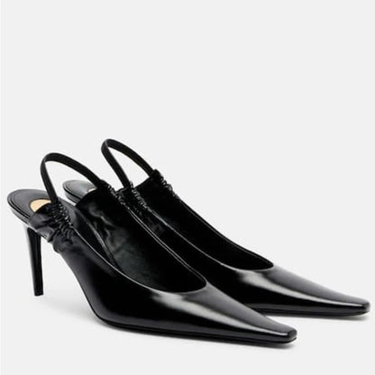 2026Women's Springand SummerPointed StilettoHigh HeelsBaotouCommutingSandals FrenchStyle VersatileRear StrapFashion BanquetShoes