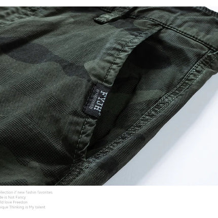Spring Autumn Men Cargo Camouflage Pants Men Cotton Casual Breeche Bermuda Beach Jogger Pants Mens Trousers Male Dropshipping