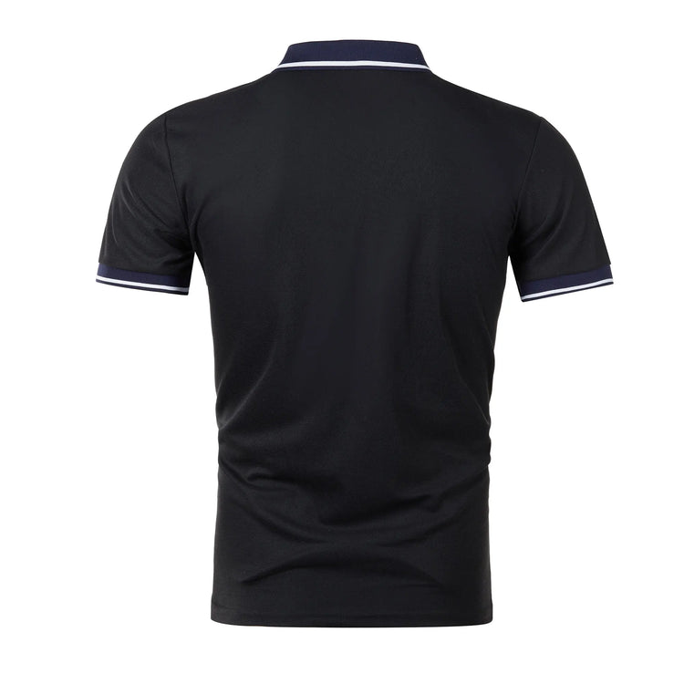 Top a maniche corte da uomo T-shirt casual quotidiana a maniche corte con risvolto casual a maniche corte T-shirt casual da uomo