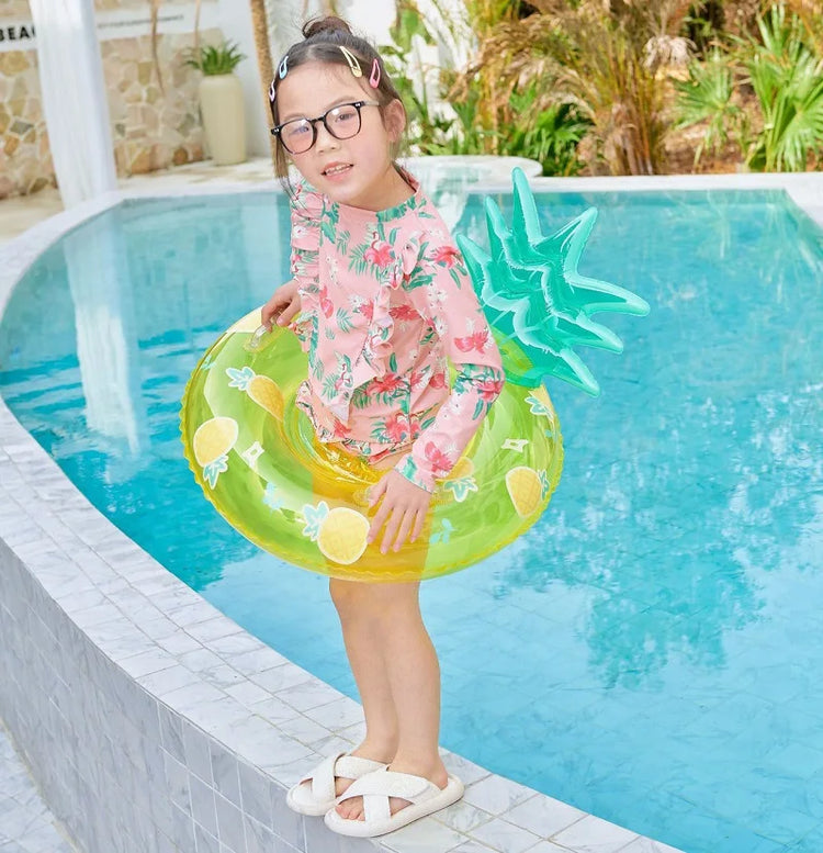 Rooxin Flamingo Nuoto Cerchio Bambino Infantile Galleggiante Piscina Anello di Nuoto Con Parasole Sedile Galleggiante Estate Spiaggia Piscina Festa Giocattoli