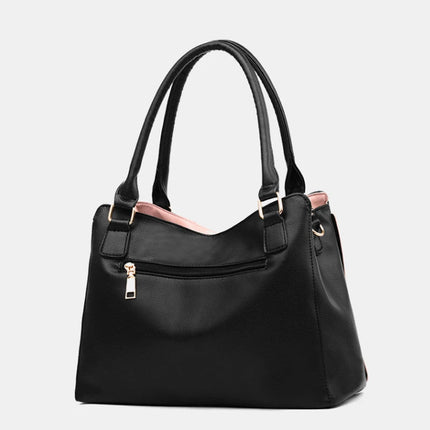 Luxury Handbags Women Bags Designer Fashion Soft PU Leather Tote Bags For Women 2024 Large Capacity Tote Bag Shopping Handbag PlatiNum