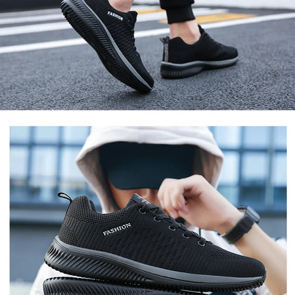 Scarpe da ginnastica da uomo e da donna in maglia, traspiranti, atletiche, da corsa, da passeggio
