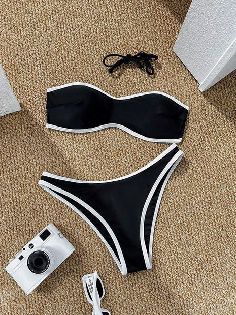Micro Bikini 2026 Costume da Bagno Donna Push-Up Sexy Set Bikini Brasiliano Biquini Femminile Patchwork Abbigliamento da Spiaggia
