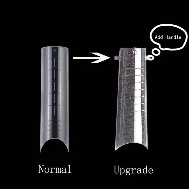 60Pcs Dual Nail Forms Extension Tips Mold Quick Building False Nails Short Almond Acrylic Upper Forms DIY Art Manicure Tool 2027
