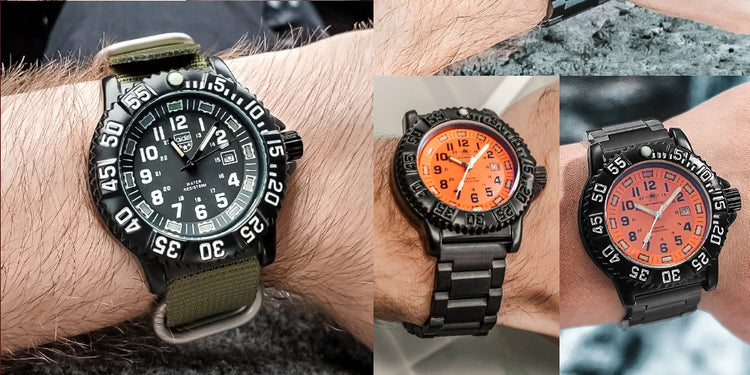 ADDIESDIVE 44mm Men's  Wrist Watch 50m Water Resistant Large Luminous Dial Date Display Stainless Steel Men's Quartz Watch