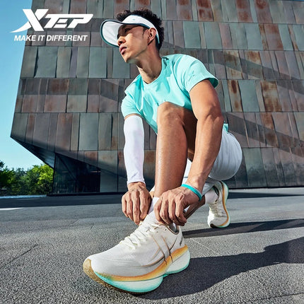 Xtep 360X 2.0 Running Shoes For Men Summer Comfortable Wear-Resistant Lightweight Marathon Training Running Shoes 975219110053 PlatiNum