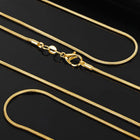 SHSTONE 1mm/2mm/3mm Women Snake Chain Men 925 Sterling Silver 40-75cm Necklaces Fashion Choker Jewelry Classics Neck Necklace PlatiNum